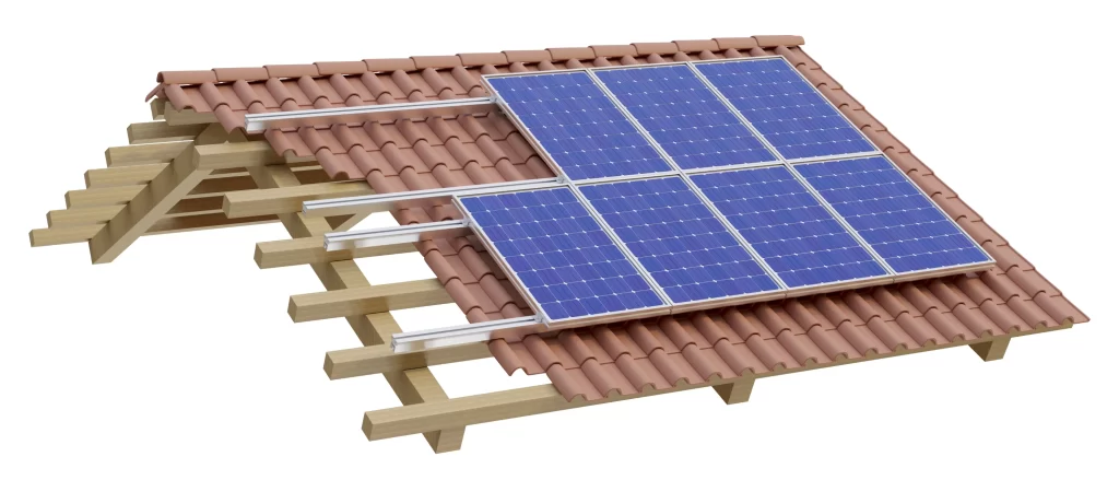 Energía Solar 2 techo paneles