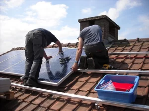 instalación de panel solar